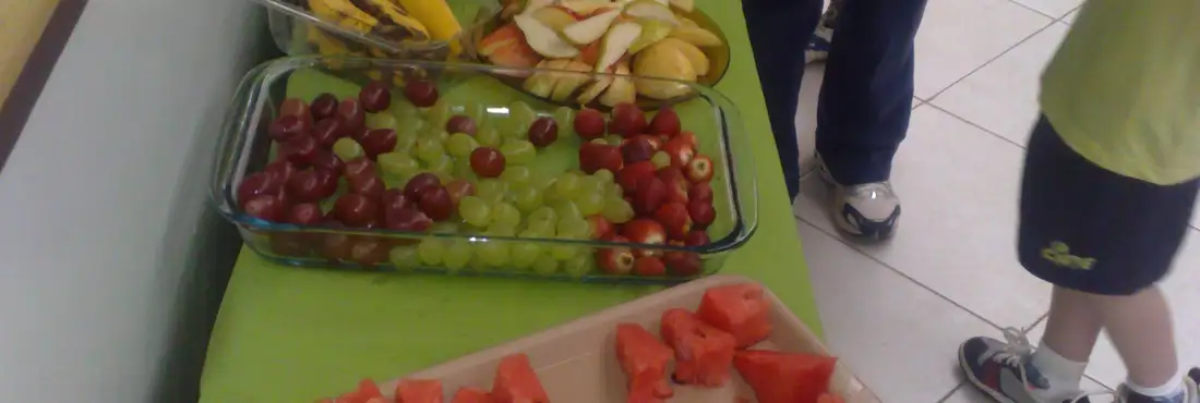 Alimentação - Ciate Olha que café da manhã farto têm as crianças do Ciate - Brasília (DF)
