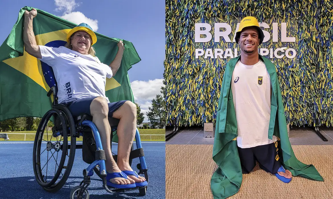 Rio de Janeiro (RJ), 27.08.2024 - Campeões paralímpicos Beth Gomes e Gabriel Araújo serão os porta-bandeiras do Brasil na cerimônia de abertura dos Jogos Paralímpicos de Paris 2024. Foto: Comitê Paralímpico Brasileiro/Divulgação