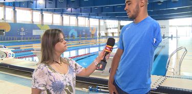Fernanda Honorato foi até o Centro de Treinamento Paralímpico Brasileiro conversa com o atleta de natação Gabriel Cristiano, que falou sobre o amor pelo esporte