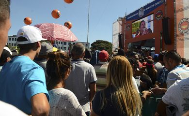 São Paulo - Ato, promovido pela Força Sindical, pelo Dia do Trabalho, na Praça Campo de Bagatelle, na zona norte da capital paulista (Rovena Rosa/Agência Brasil)