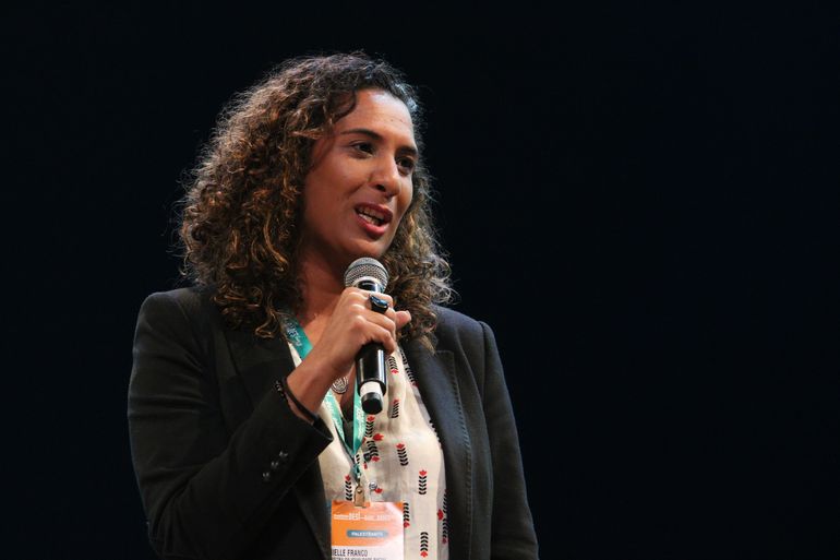 São Paulo, 13/04/2023 - A ministra de Igualdade Racial, Anielle Franco, participa do 12º Congresso GIFE, com o tema Desafiando Estruturas de Desigualdade, no Memorial da América Latina. Foto: Rovena Rosa/Agência Brasil