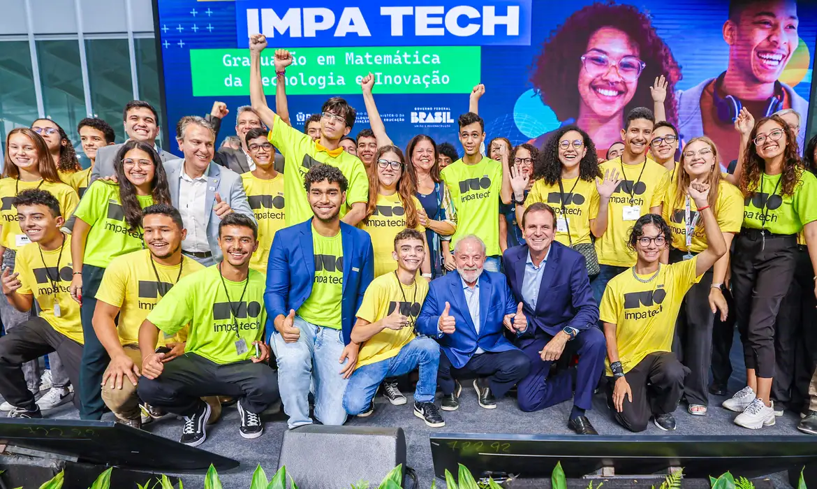 Rio de Janeiro (RJ), 02.04.2024 - Presidente da República, Luiz Inácio Lula da Silva, participa da cerimônia de inauguração do IMPA Tech e início das aulas da 1ª turma de Bacharelado em Matemática da Tecnologia e Inovação, na sede do IMPA Tech. Foto: Ricardo Stuckert/PR