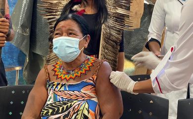 Vacina contra Covid-19 chega à aldeia indígena Mata Verde Bonita, em Maricá