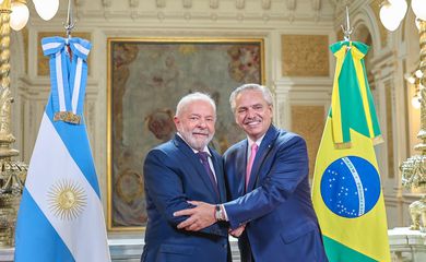  Presidente da República, Luiz Inácio Lula da Silva durante reunião com o Presidente da República Argentina, Alberto Fernández