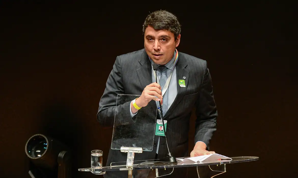 Tomaz Silva/Agência Brasil Rio de Janeiro (RJ), 12/04/2024 - Foto feita em 03/10/2023 – O secretário de petróleo, gás natural e biocombustíveis do Ministério de Minas e Energia e presidente do conselho de administração da Petrobras, Pietro Mendes durante evento de comemoração dos 70 anos da empresa, na Ilha do Fundão, no capital fluminense. Foto: Tomaz Silva/Agência Brasil