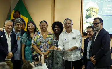 Rio de Janeiro (RJ) 28/03/2025 - O ministro da Saúde, Alexandre Padilha, anuncia mais uma etapa da reestruturação dos hospitais federais do Rio de Janeiro. Será assinado Acordo de Cooperação Técnica entre a Fiocruz e o Ministério da Saúde, envolvendo o Hospital Federal da Lagoa e o Instituto Nacional de Saúde da Mulher, da Criança e do Adolescente Fernandes Figueira (IFF). 
Foto: Tânia Rêgo/Agência Brasil