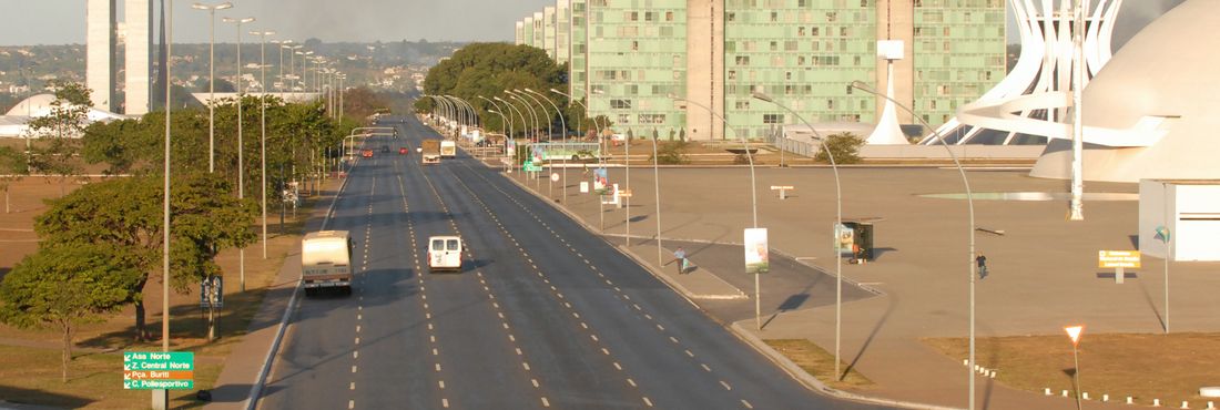 Esplanada dos Ministérios em Brasília
