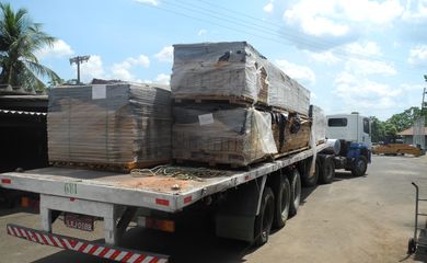 A Policia Federal através da“Operação Denarius”, identificou
uma ampla rede internacional de narcotráfico, que enviava os
carregamentos de cocaína do Brasil para a Europa (Divulgação /PF)