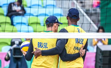 A dupla Oscar Brandão e Thiago Dealtry disputa os Jogos Pan-Americanos Lima 2019, no Peru. 