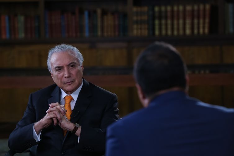 Presidente Michel Temer concede entrevista para veículos da Empresa Brasil de Comunicação (EBC).

