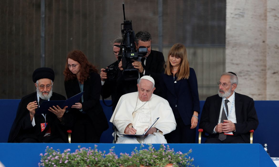 Papa Francisco em Roma em 25 de outubro de 2022