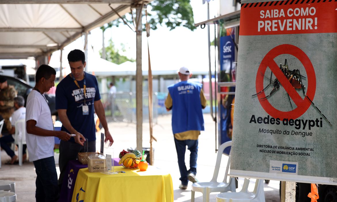 Brasília (DF), 14/12/2024 - Campanha do Dia D de combate a dengue. Foto: José Cruz/Agência Brasil
