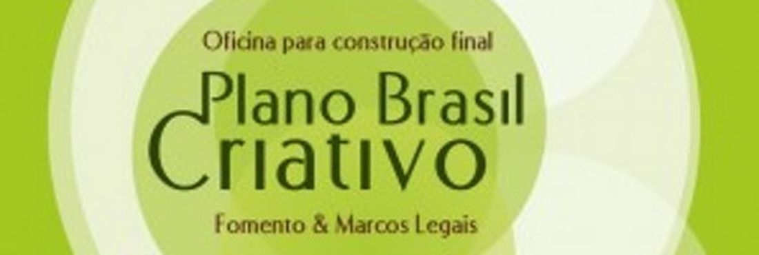 A finalização do Plano foi feita em uma oficina que reuniu representantes dos diversos segmentos criativos brasileiros