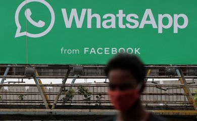 Anúncio do Whatsapp em Mumbai, Índia