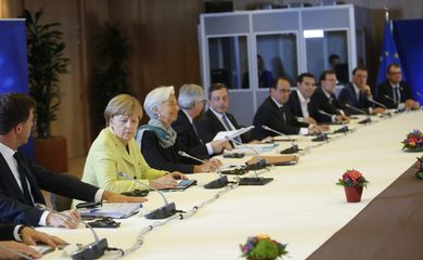 Reunião do Eurogrupo termina sem acordo sobre situação da Grécia (Olivier Hoslet/EPA/Agência Lusa)