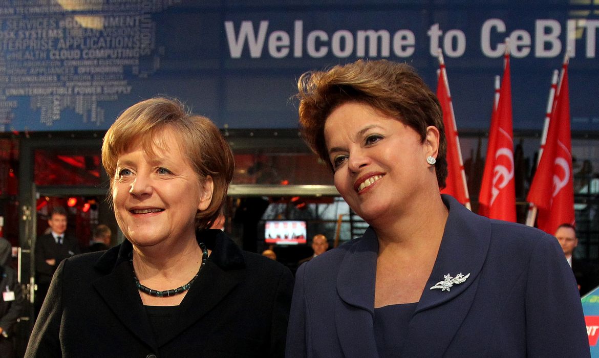 Angela Merkel e Dilma Rousseff