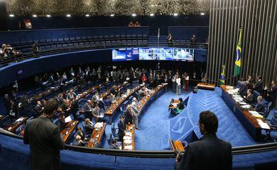 Brasília - Plenário do Senado discute a votação de vários projetos (Antonio Cruz/Agência Brasil)