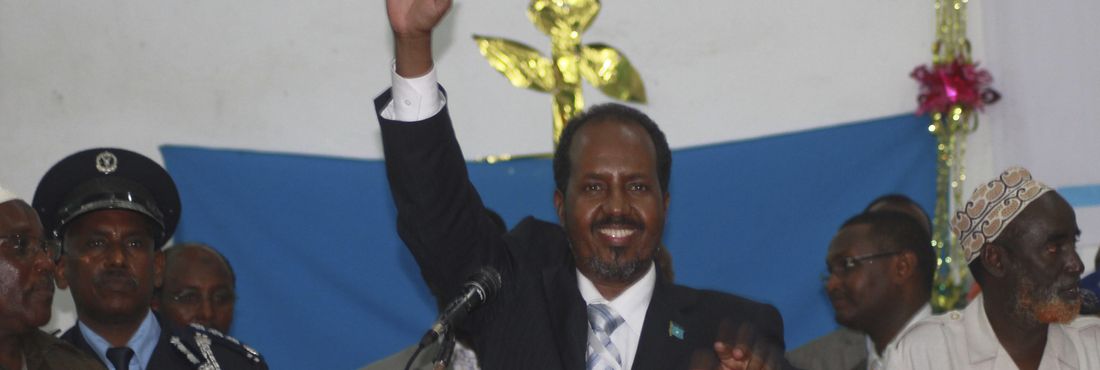 Hassan Sheikh Mohamud, recém-chegado à política, ganhou a eleição na Somália com 190 votos