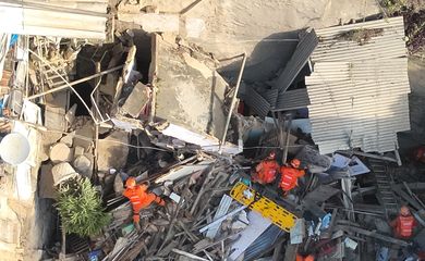 Brasília (DF), 08/12/2025 - Prédio desaba no Catete, na zona sul do Rio. Subir foto para o mosaico. Texto em Edição
Foto: Bombeiros - RJ