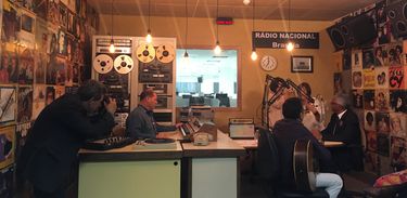 Estúdio-museu em comemoração aos 59 anos da Rádio Nacional AM de Brasília