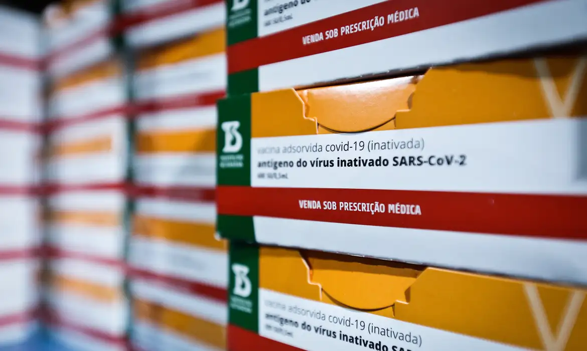 Chegada de 59.800 doses da vacina CoronaVac (17.03.2021)
Foto: Breno Esaki/Agência Saúde DF
