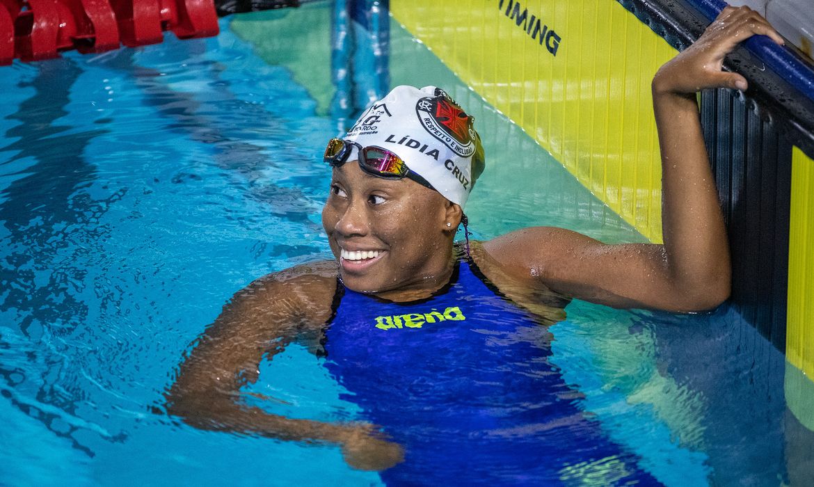 Lídia Cruz - natação paralímpica - Primeira Fase Nacional de Natação Circuito Loterias Caixa, no CT Paralímpico, em São Paulo 