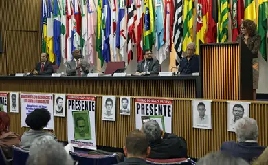 Brasília (DF), 30.08.2024 - O ministro dos Direitos Humanos e da Cidadania (MDHC), Silvio Almeida participa de cerimônia de reinstalação da Comissão Especial sobre Mortos e Desaparecidos Políticos (CEMDP). Foto: Antônio Cruz/Agência Brasil