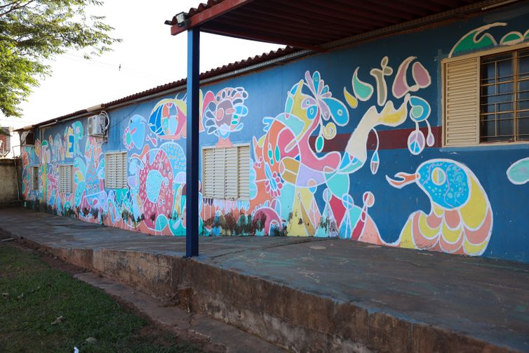 Valter Campanato/Agência Brasil Brasília (DF), 10/07/2025 - Fachada do Instituto Viver na Vila Santa Luzia. ECA - Estatuto da Criança e do Adolescente. Foto: Valter Campanato/Agência Brasil
