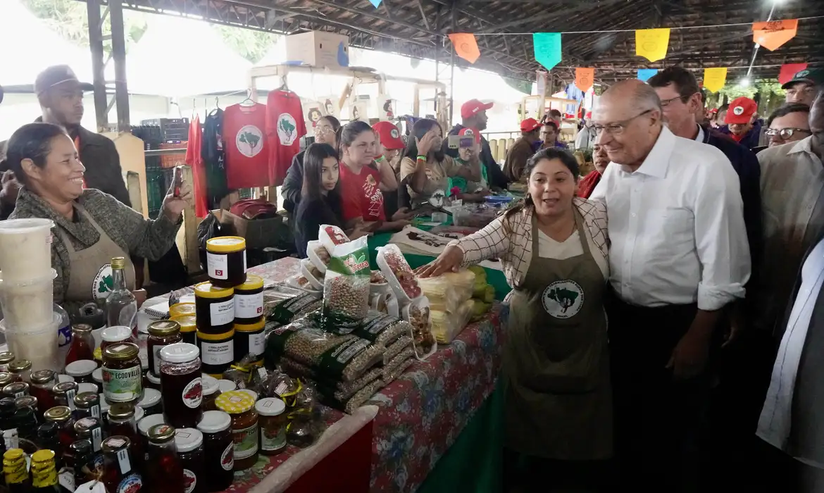 Cadu Gomes/VPR São Paulo (SP), 11/05/2025 - Presidente da República em Exercício Geraldo Alckmin durante visita a Feira Nacional da Reforma Agrária em São Paulo.
Foto : Cadu Gomes/VPR