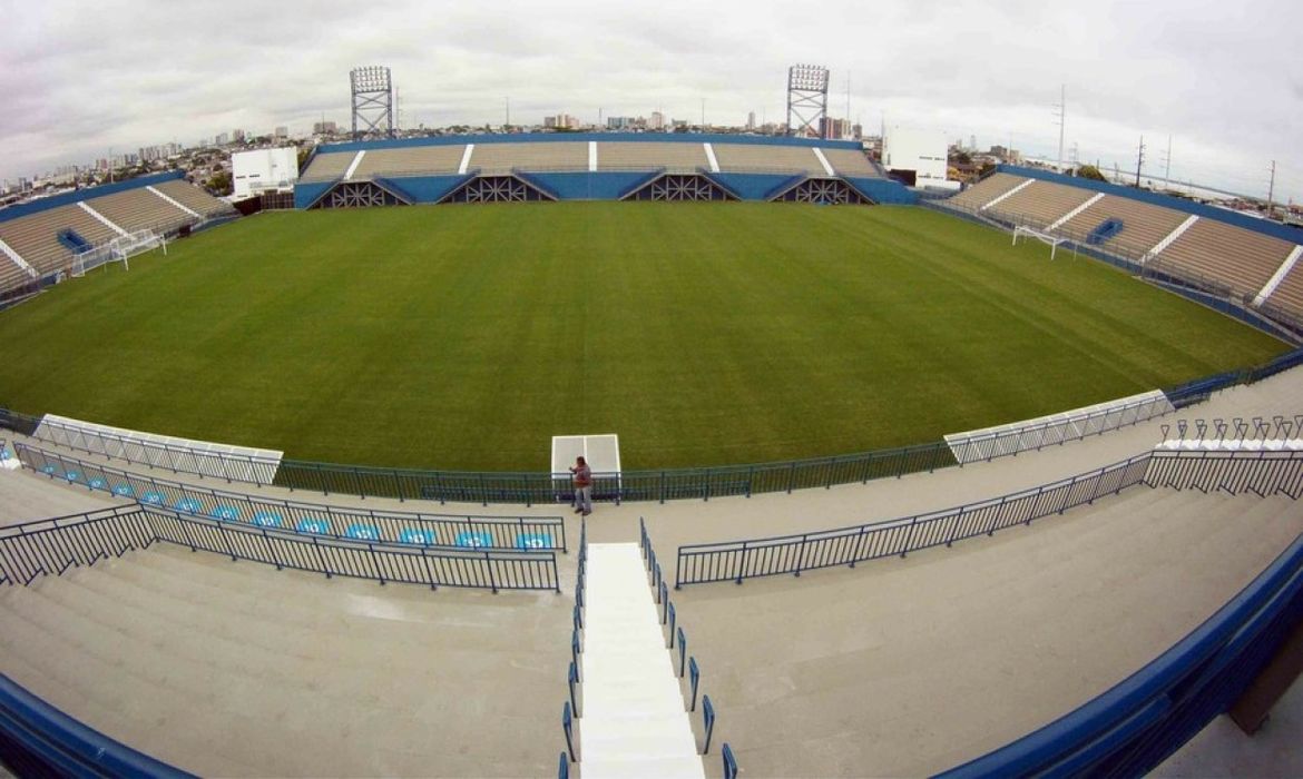 Estádio da Colina, em Manaus.