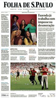 Capa do Jornal Folha de S. Paulo Edição 2024-07-25