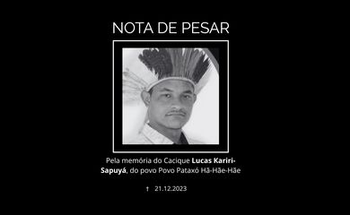 Brasília (DF) 22/12/2023 – Cacique Lucas Kariri-Sapuyá, foi alvo de uma emboscada nesta quinta-feira (21).
Foto: Ministério Povos Indígenas/Divulgação