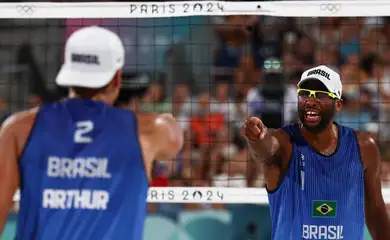 Evandro e Arthur Lanci, vôlei de praia, paris