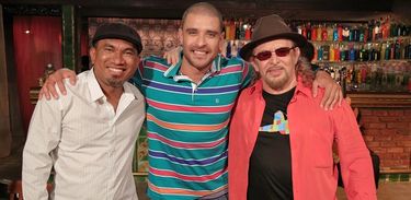 Maciel Salú, Diogo Nogueira e Geraldo Azevedo no Samba na Gamboa