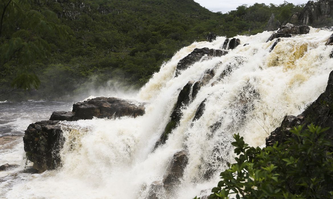 Alto Paraíso de Goiás (GO) - Cachoeira conhecida como Cariocas, no Parque Nacional da Chapada dos Veadeiros (Marcelo Camargo/Agência Brasil)