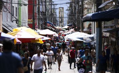 Manaus - Tradicionais pontos de comércio da capital amazonense têm queda no movimento após a crise na segurança pública  (Marcelo Camargo/Agência Brasil)
