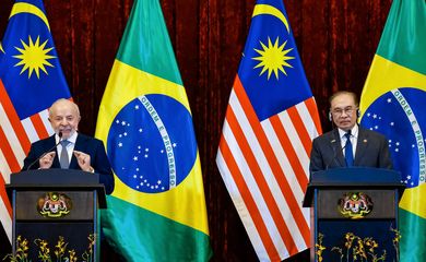 Putrajaya, 25/10/2025 - Presidente da República, Luiz Inácio Lula da Silva, durante declaração conjunta à imprensa, na Residência do Primeiro-Ministro da Malásia. Foto: Ricardo Stuckert/PR
