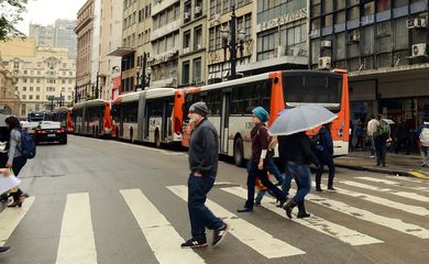 São Paulo - Paralisação dos motoristas de ônibus e cobradores na capital paulista  (Rovena Rosa/Agência Brasil)