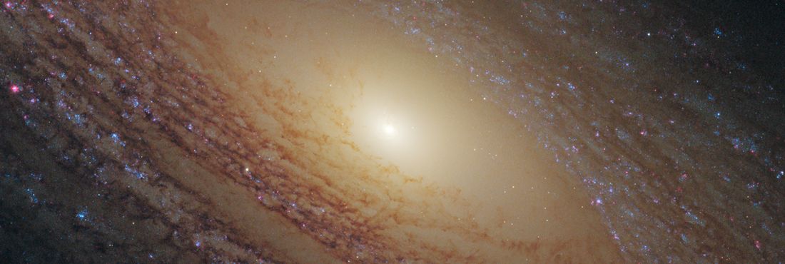 Disco de estrelas capturado pelo Hubble