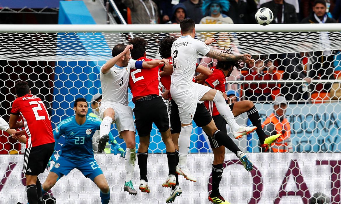 Uruguai vence Egito por 1 a 0