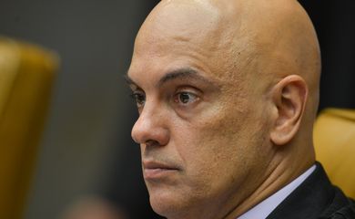 O miinistro Alexandre de Moraes, durante julgamento da  validade de prisão em segunda instância