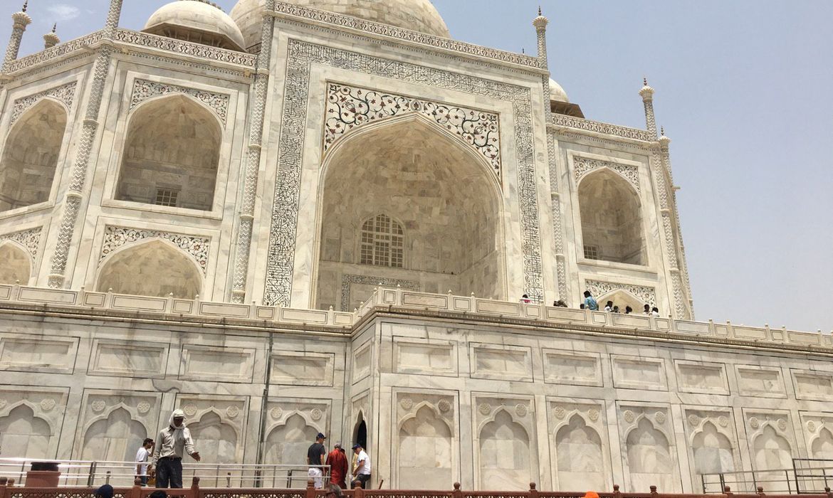Uma das sete maravilhas do mundo moderno, Taj Mahal na Índia