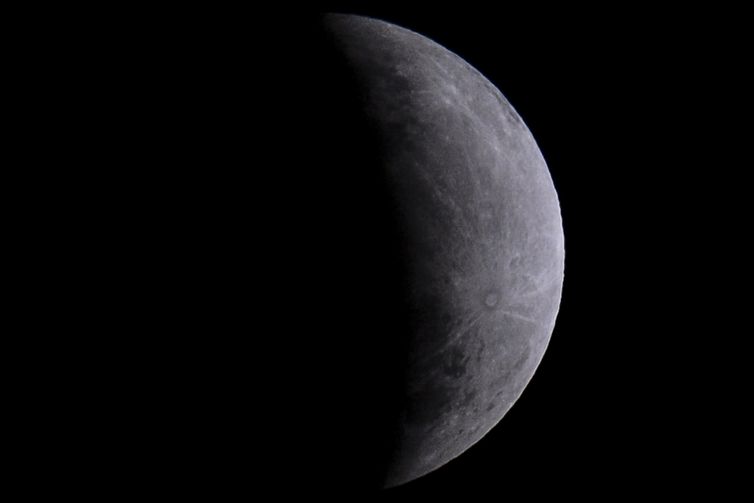 Marcello Casal JrAgência Brasil Eclipse parcial da lua