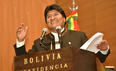 O presidente da Bolívia, Evo Morales