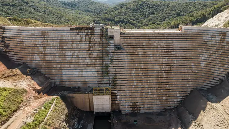 Divulgação/Vale Muro de contenção