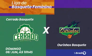 Brasília (DF) 06/06/2025 - A TV Brasil transmite, ao vivo, o jogo entre Cerrado Basquete e Ourinhos Basquete pela Liga de Basquete Feminino (LBF Caixa). Foto: TV Brasil