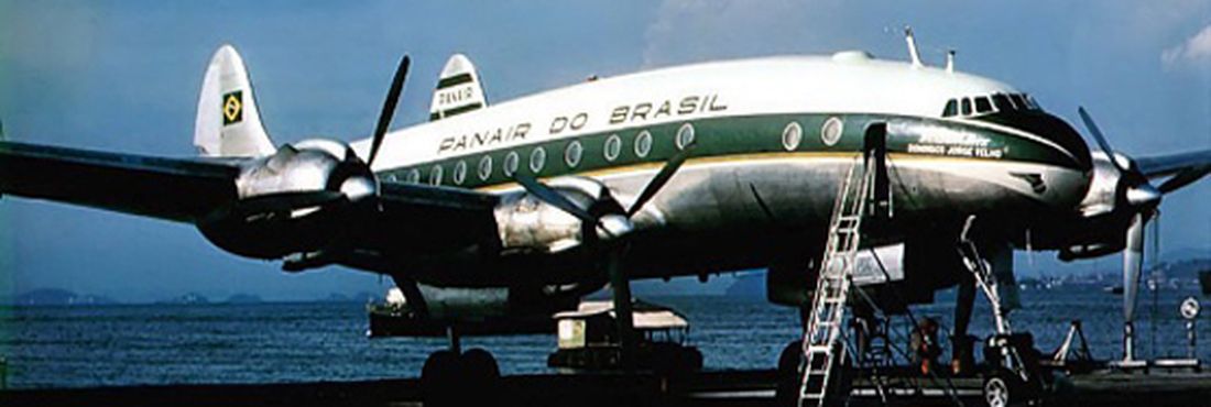 Avião da companhia áerea Panair do Brasil, extinta pela ditadura militar em 1965