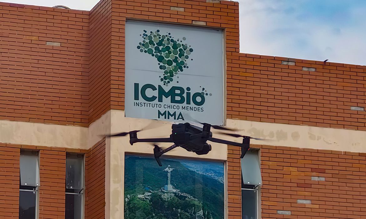 Doze novos drones chegam para ajudar na proteção de Florestas Nacionais da Amazônia. Foto: ICMBio