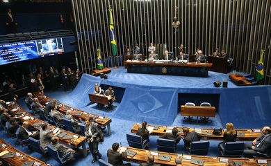 Brasília - Sessão temática no plenário do Senado Projeto de Lei do Casa 280 de 2016 que atualiza a Lei de Abuso de Autoridade  (Antonio Cruz/Agência Brasil)