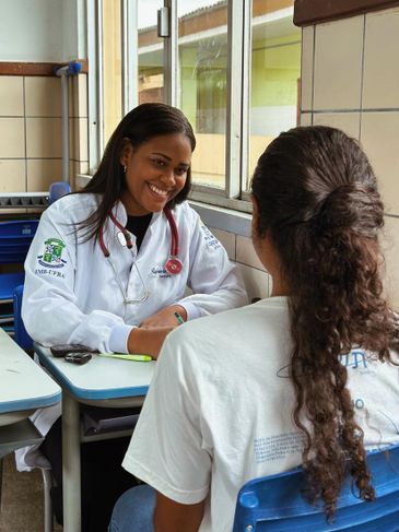 Rafaela da Silva Souza/Arquivo pessoal Brasília (DF), 03/06/2025 - Beneficiada pelo oviemnto Amplia.
Rafaela da Silva Souza, 24 anos, estudante de medicina na Universidade Federal da Bahia. Moradora de Salvador.
Foto: Rafaela da Silva Souza/Arquivo pessoal